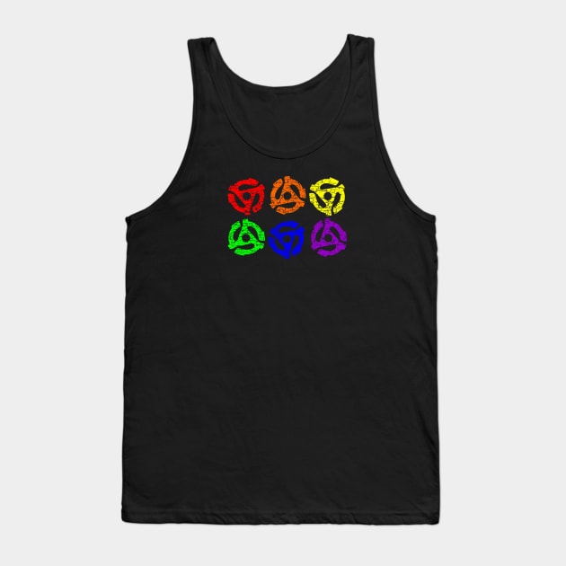 Rainbow 45 Adapters Tank Top by Muzehack